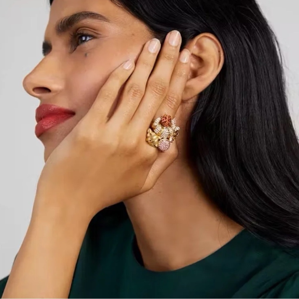 $128 Kate Spade Patisserie Statement Ring size 7 - Picture 2 of 5